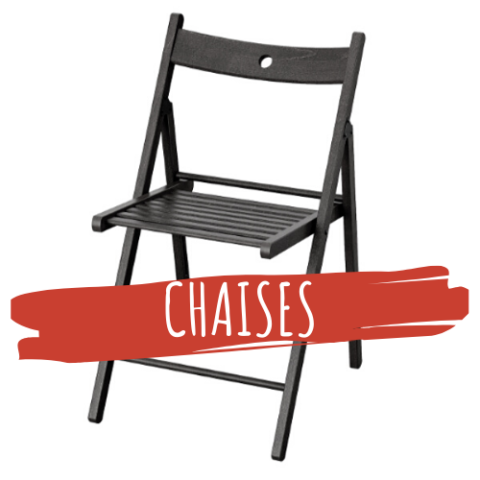 Location chaises