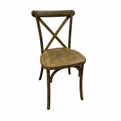 Location chaise dos croisé polypropylène